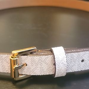 Michael Kors size medium white belt